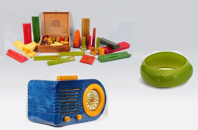 Vintage items made of catalin