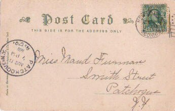 postcard undivided back
